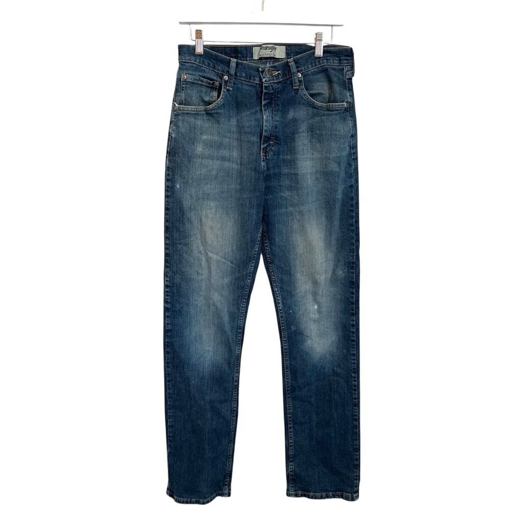 Wrangler Authentic Jeans 30 x 34 Medium Wash ZM200SD Men Work Farm